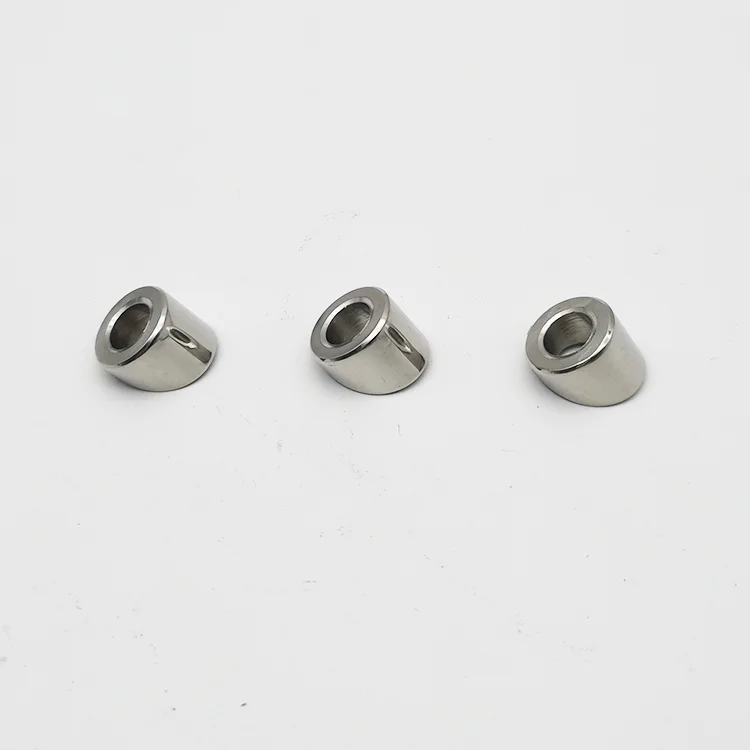 Factory directly Stainless Steel  304 Angled End Fitting for Angle Washer for Stair Cable Railing Angle Cushion for End