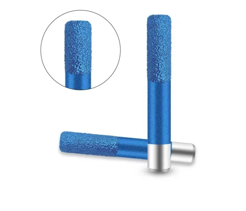 CNC Diamond Router Bit Taper Ball Nose Brazing Stone Engraving Bits For Granite Carving