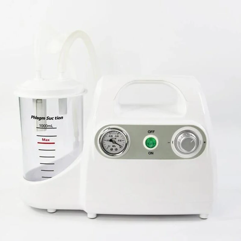 1000ml Low-Noise Suction Surgical Portable Suction Machine for Clinic & Hospital Use