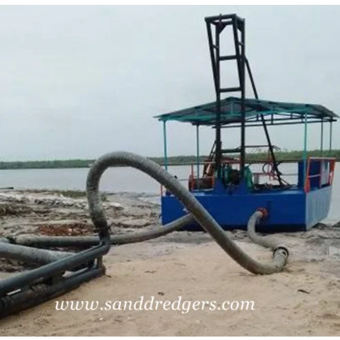 Cameroon Sand Pump Dredger Popular River Small Sand Digging Machine Jet Suction Sand dredger with Manual Winch