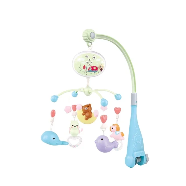 Tempo Toys New Trend Projection Rotating Plastic Baby Cribs Mobiles Bedside Bell Toy Baby Toys