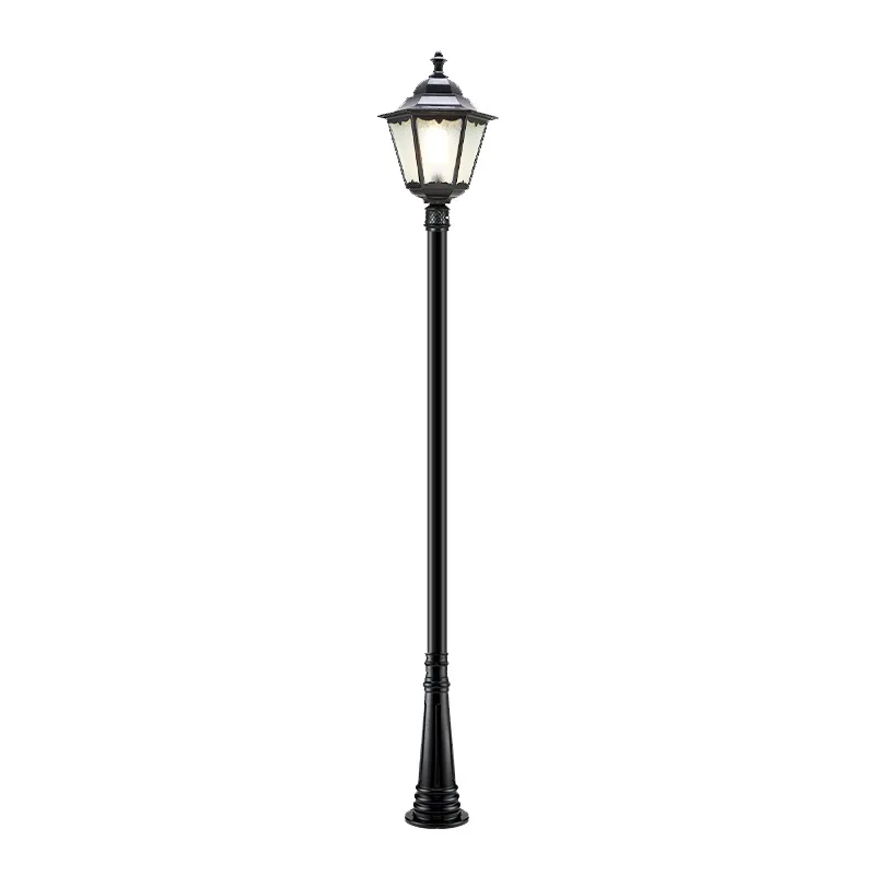 Modern IP65 Aluminum LED Garden Lights Outdoor Waterproof Solar Powered Courtyard Lighting