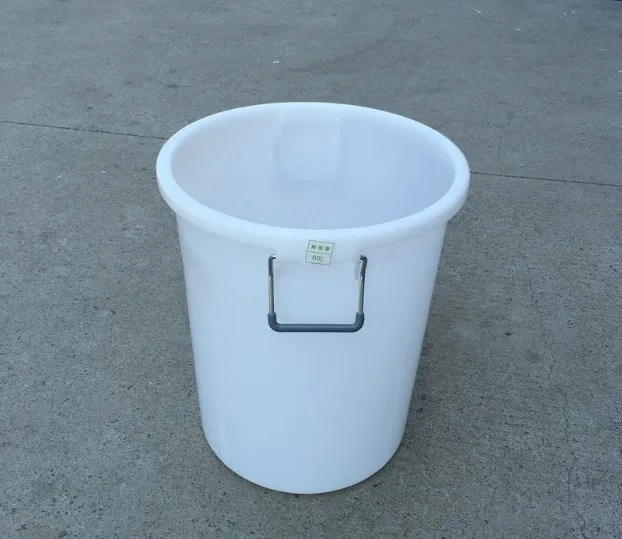 200 liter 200L large size food grade PP plastic water bucket with lid and handle