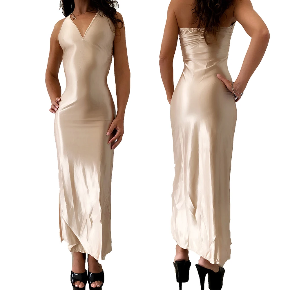 
WONDER BEAUTY Women Fashion V-neck Bodycon Long Dresses Rayon Bandage Dress Evening Party Dress Vestidos 