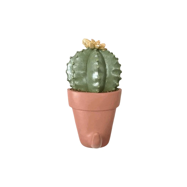 Resin Crafts Resin Decor Modern Cactus Hook Decoration Sculpture Statue Art Sculpture