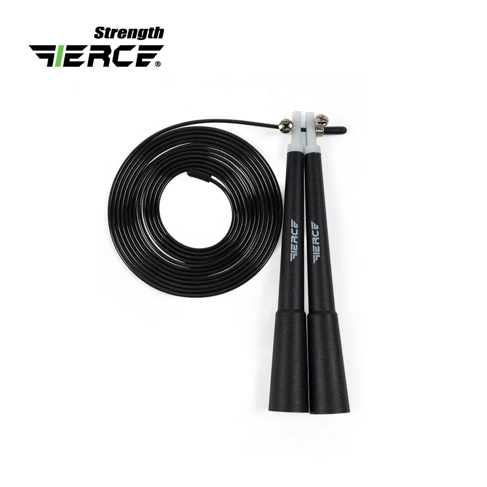 FIERCE PP Handle PVC Coated Steel Wire Entry Level Speed Rope