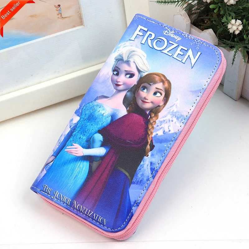 2022 NEW Fashion Wallet Stitch Lilo Cartoon Zipper Large Capacity Soft PU Leather Wallet Girl Boy