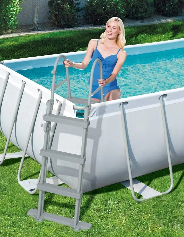 Bestway 56671 Rectangular Bracket Pool Set frame swimming pool