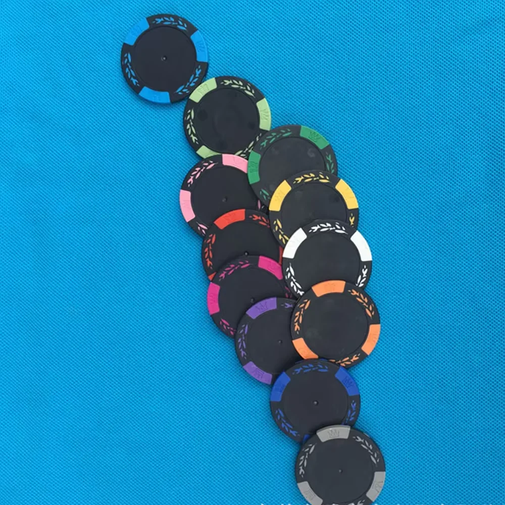 Plastic Long Short Bars Poker Chips Card Entertainment Game ABS Colourful Poker Chips Set Board Game