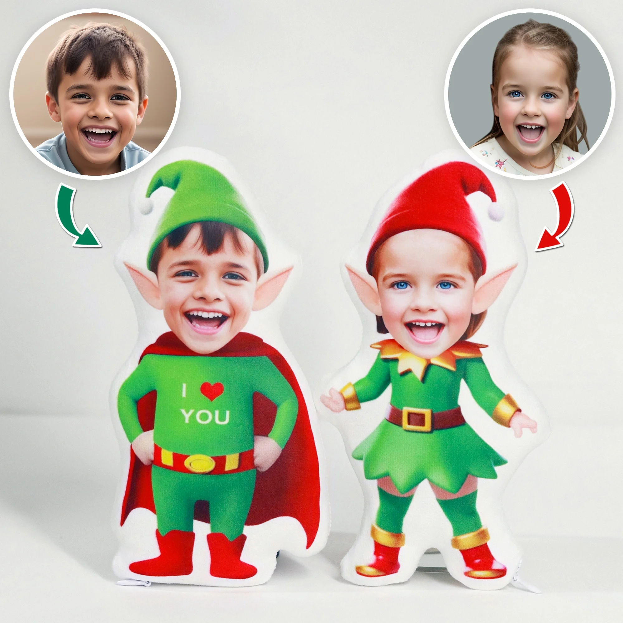 Customized pillow photo Christmas cushion cover pillowcase as a Christmas gift