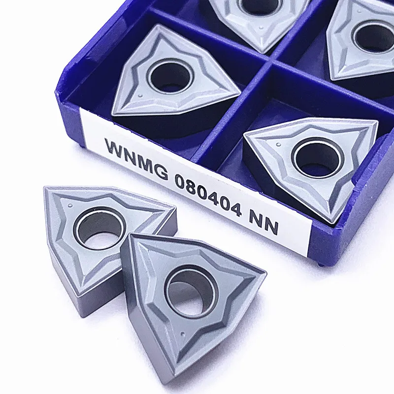 WNMG080404 NN LI10 Carbide Inserts Lathe Cutter Turning Tool CNC Machine Cutting Tools Tungsten Carb WNMG 080404