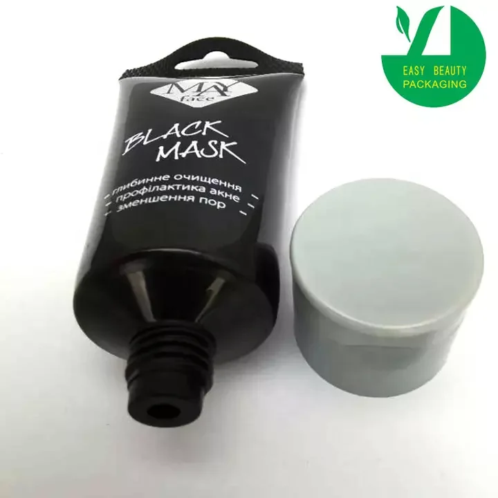 Cosmetic Soft Tube plastic Lotion Containers with hanging hole D35mm acrylic paint tube packaging