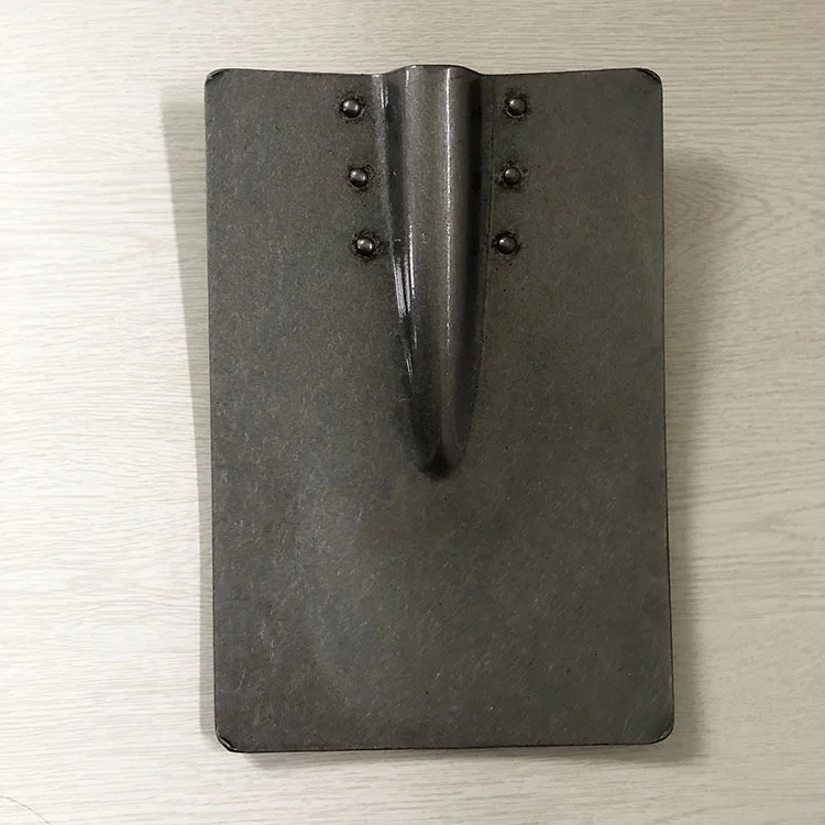 Hot selling pure steel natural color anisotropic steel spade
