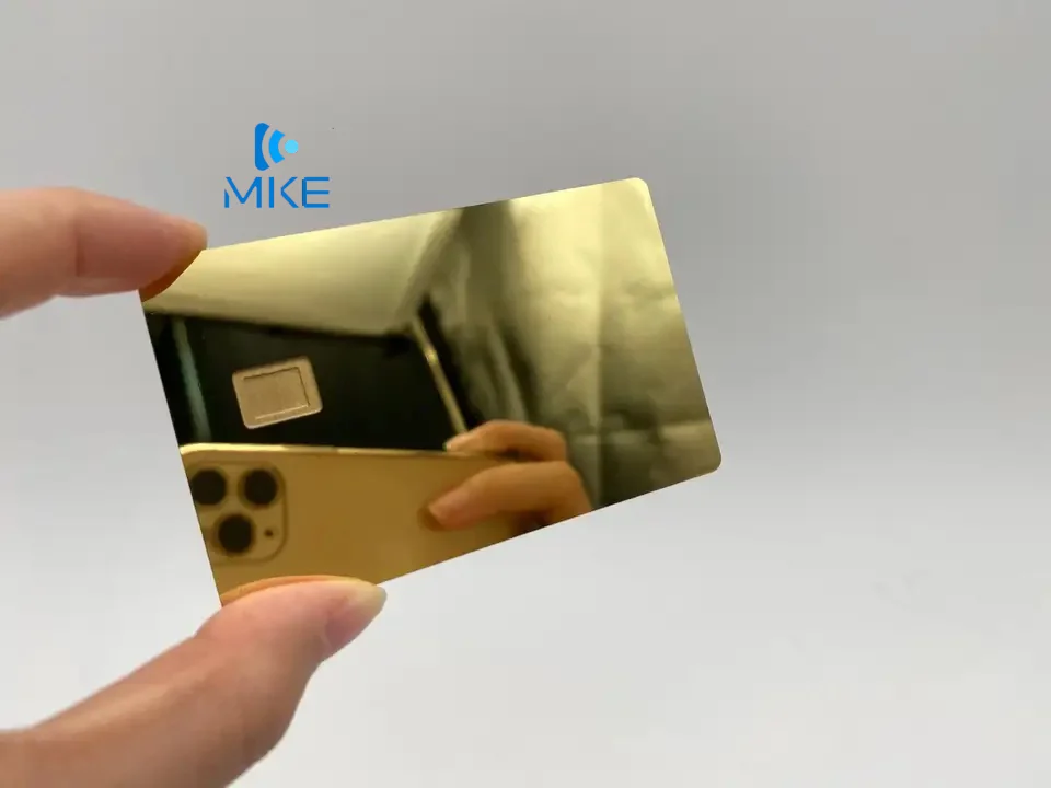 magnetric stripe and signature strip slot credit metal card stainless steel rfid cards