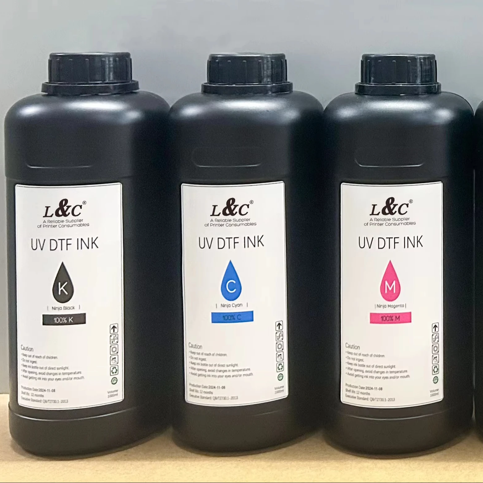 1000ml Hard Soft LED UV Ink DTF Printer I3200 for Epson I1600 TX800 L805 1390 DX4 DX5 DX6 DX7 DX10