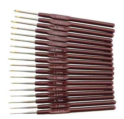 16pcs/set Mini Stitches Knitting Craft Crochet agulha Weaving Tools Sewing Tools sweater lace Crochet Hooks Needles set