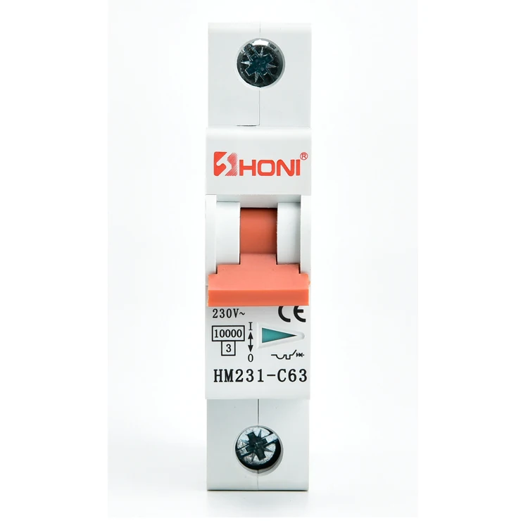 High quality 6KA/10KA electric 1p   32A  MCB 230/240V SAA CE  Ac  Miniature Circuit Breaker