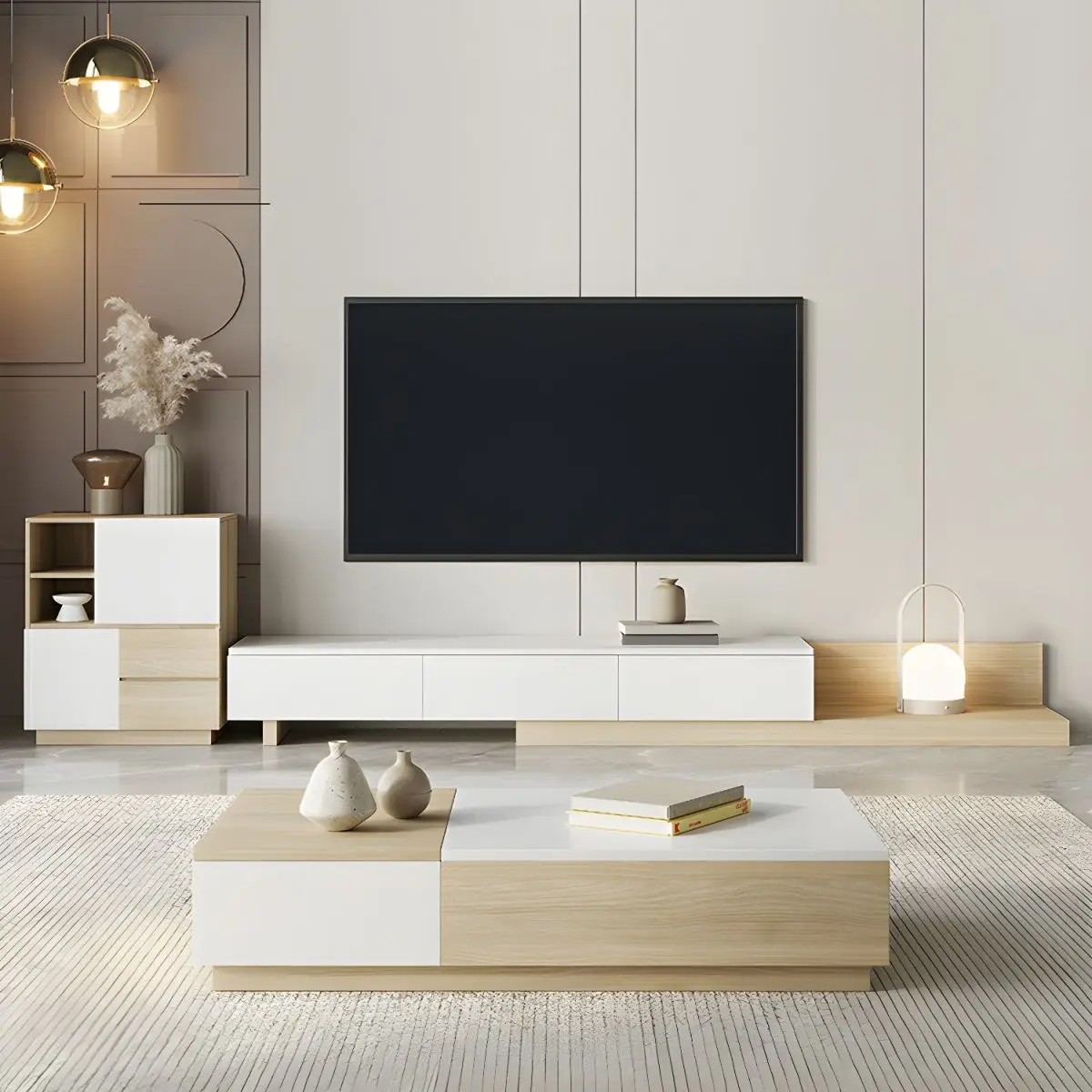 Оптовая продажа роскошный ТВ-шкаф для гостиной деревянная подставки телевизора домашняя офисная мебель гостиная