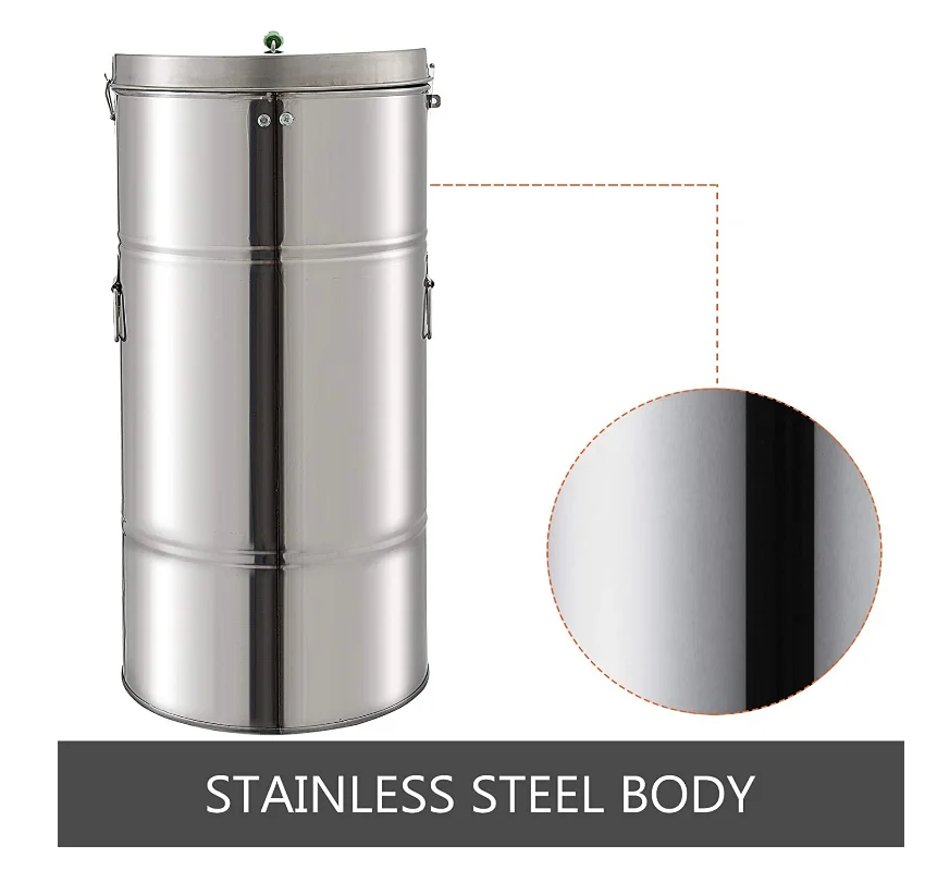 2 рамки, ручная полностью закрытая медовая центрифуга с пластиковой медовой задвижкой, экстрактор меда