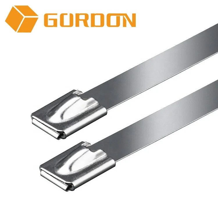 
Wholesale High Quality Ball Lock Type 201/304/316 metal cable tie 