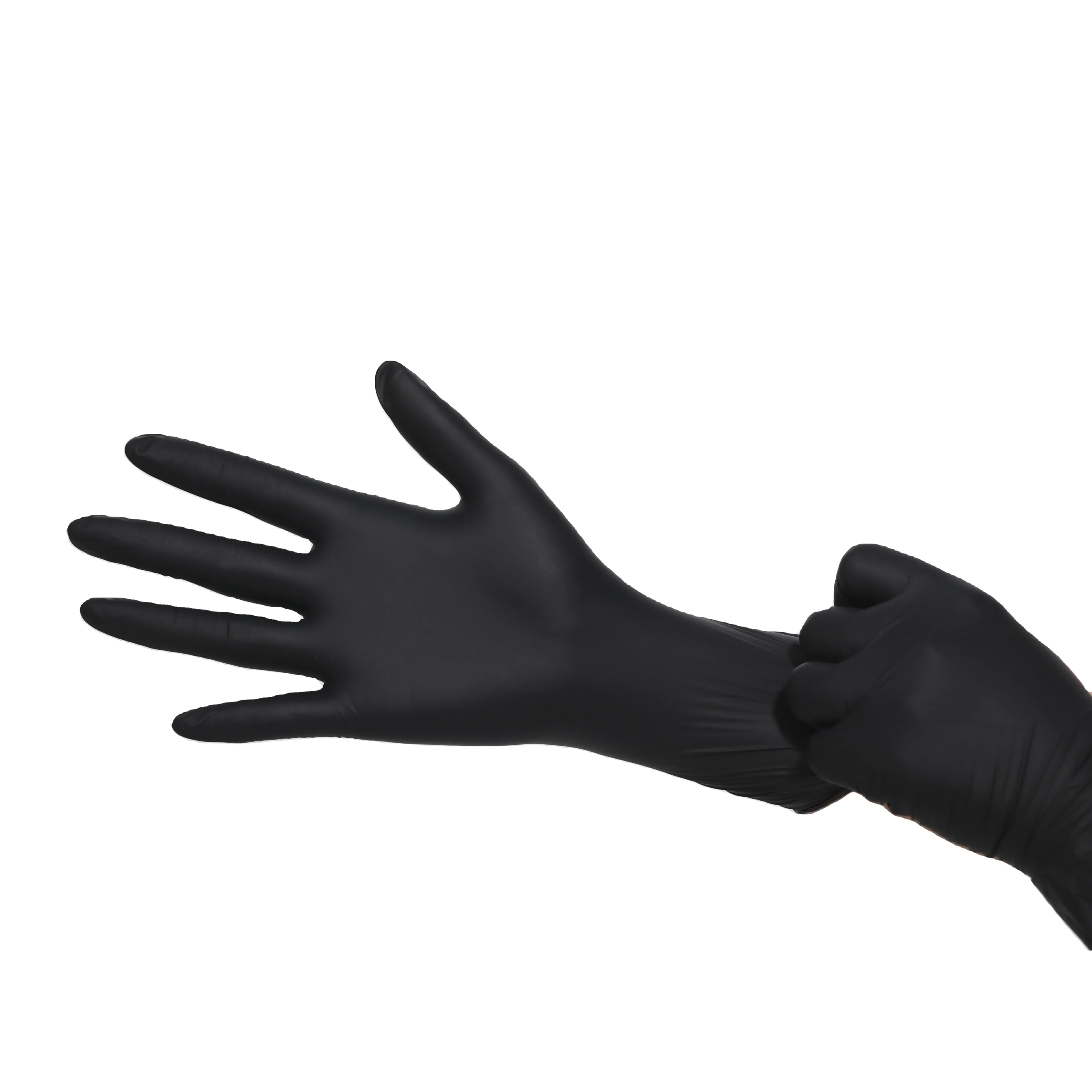 Wholesale Nitrile glove High Quality Powder Free Disposable Medical Tattoo Beauty Food Rubber Pure Nitrile examination gloves