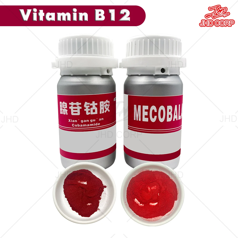 US / EU Warehouse CAS 13870-90-1 Vitamin B12 Coenzyme Cobamamide Powder 99% Adenosylcobalamin