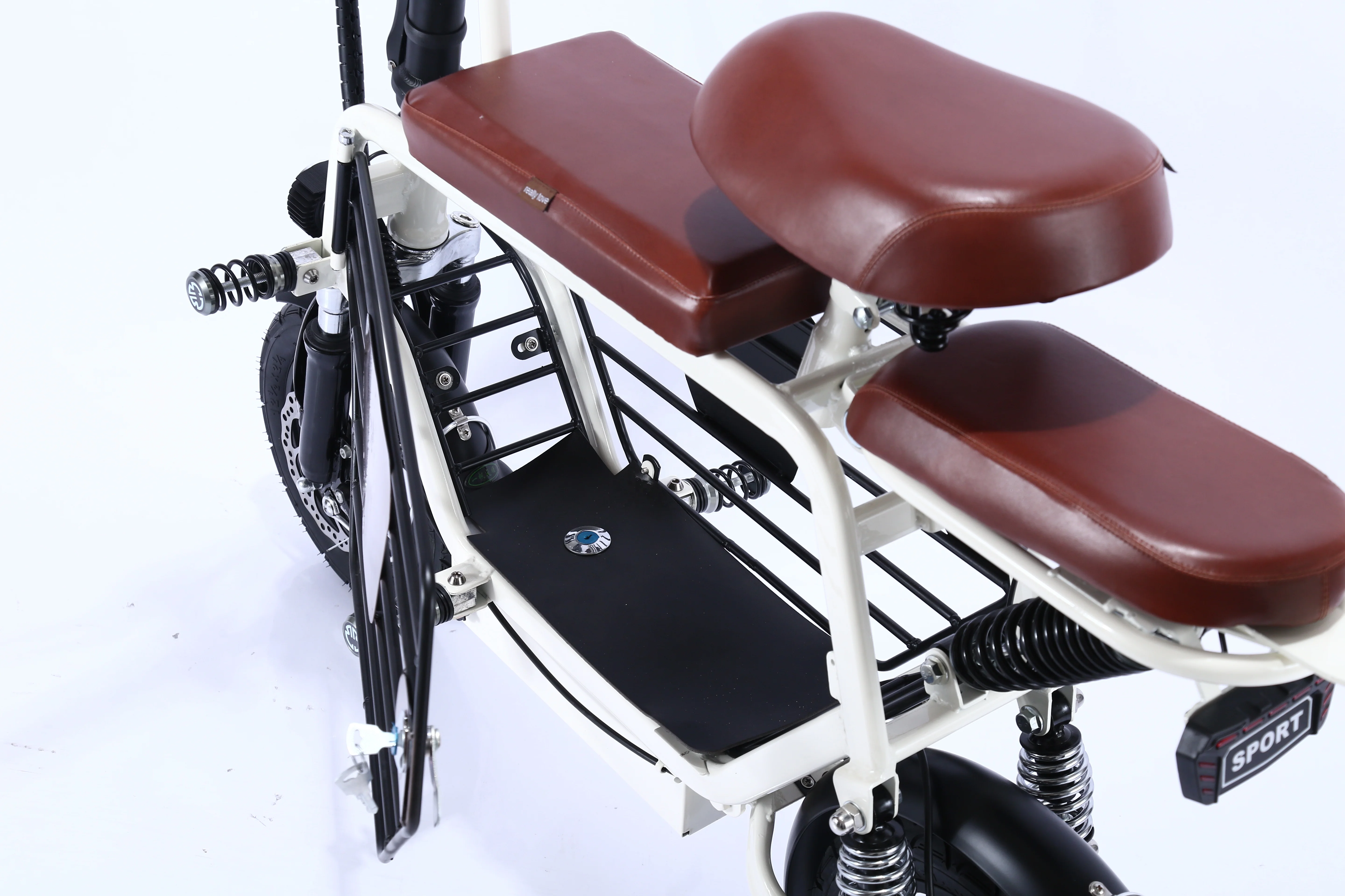 2 Wheel Cheap New 350w 500w 48v Electric Moped Bike With Pedals Electrica Ebike Scooter Electric Bike Bicycle