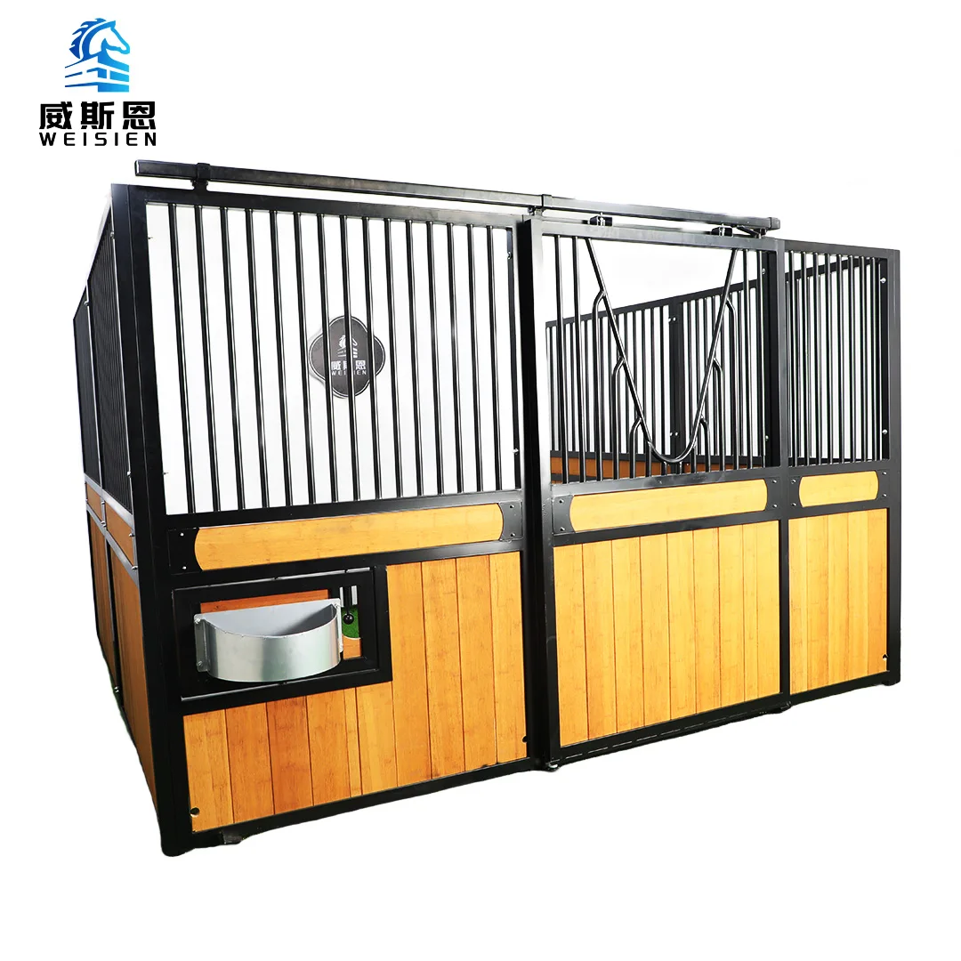 Weisien High Quality Wholesale Customizable High Grade Equestrian Equipment Product Portable Steel Structure Horse Stable