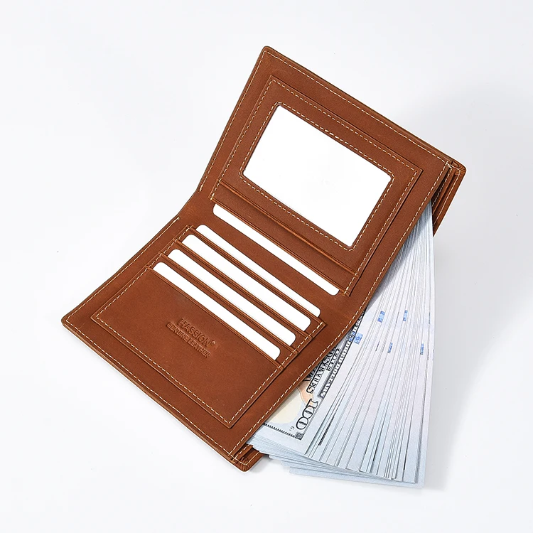 Factory Outlet custom PU Wallet Man Bifold Wallet Men Leather Rfid Card Wallet Money Clips Lowers For Men Cardholder