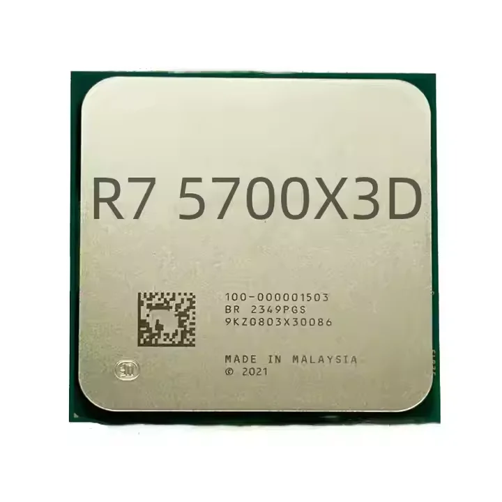AMD R yzen 7 5700X3D Processor 3.0GHz 8 Core 16 Threads Desktop CPU r7 5700x 3D