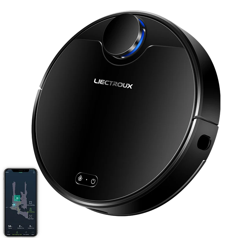 Smart Cordless New Arrival Cleaning Robot Sweepping Wireless Wet And Dry Mop Robotic LIECTROUX ZK902  Vacuum Cleaners