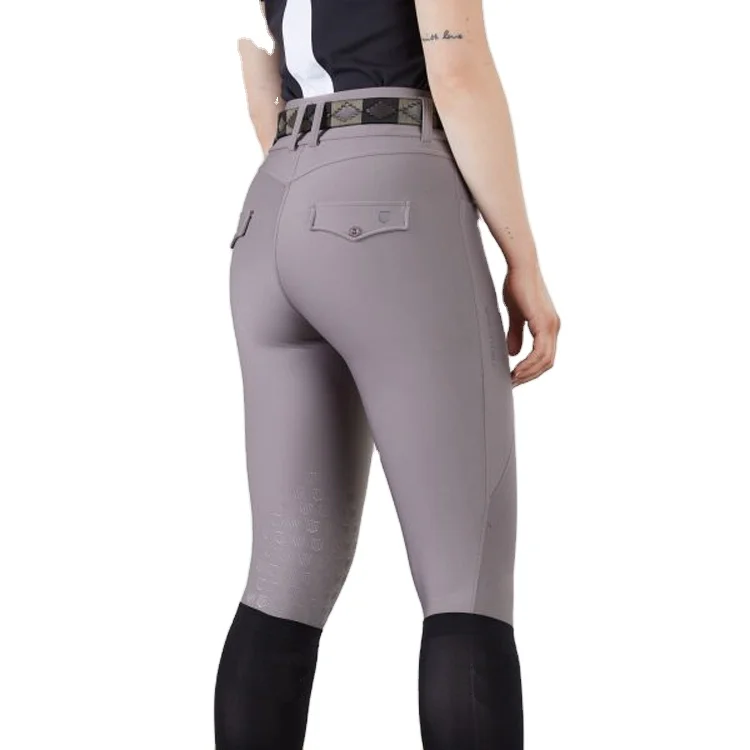 
Women Horse Riding Wear Active Silicone Grip Riding Leggings Full Seat Equestrian Breeches 