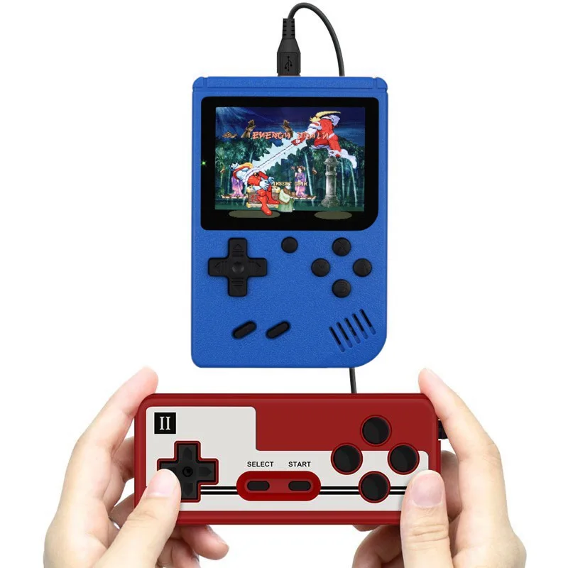 Wholesale Hot Popular Handheld Neutral Mini Game Console Russian Square Fast Single Double 400 in 1
