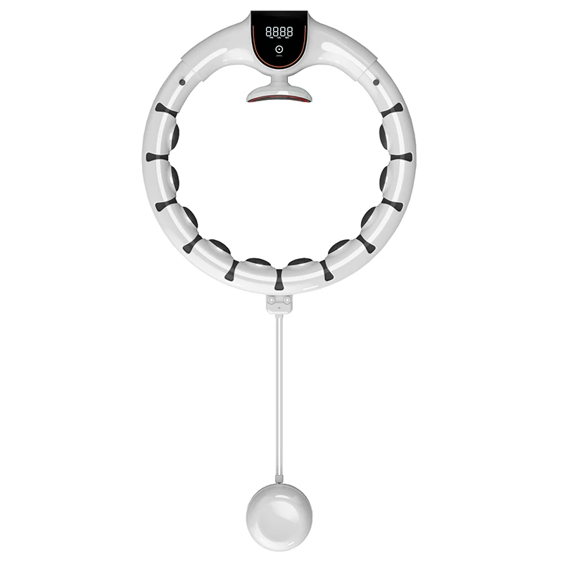 Adjustable detachable weighted smart digital counter hula ring fitness intelligent hoola ring hoops for adults weight loss