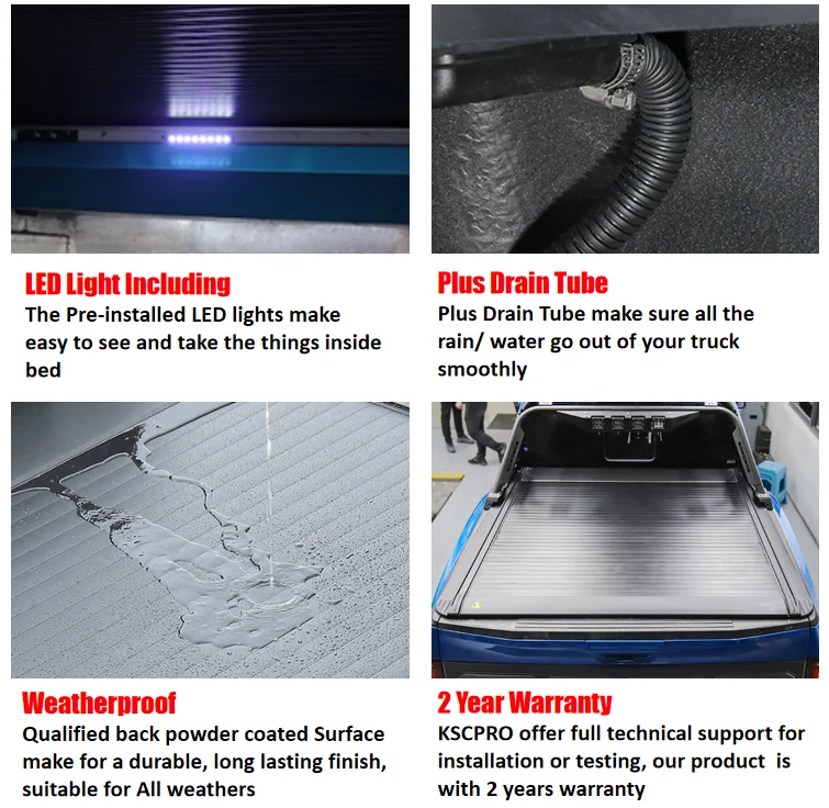 KSCPRO electric tonneau cover electric roller lid for MAXUS LDV T60 T70 2017-2022