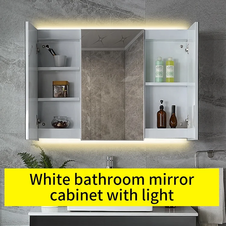 
Manufacturer Direct Selling Bath Furniture Multi-Function Aluminium alloy Bathroom Cabinet Mirror 