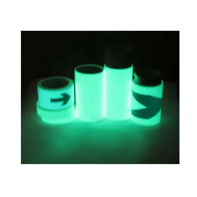 
self adhesive glow in the dark safety exit sign tape with arrow 