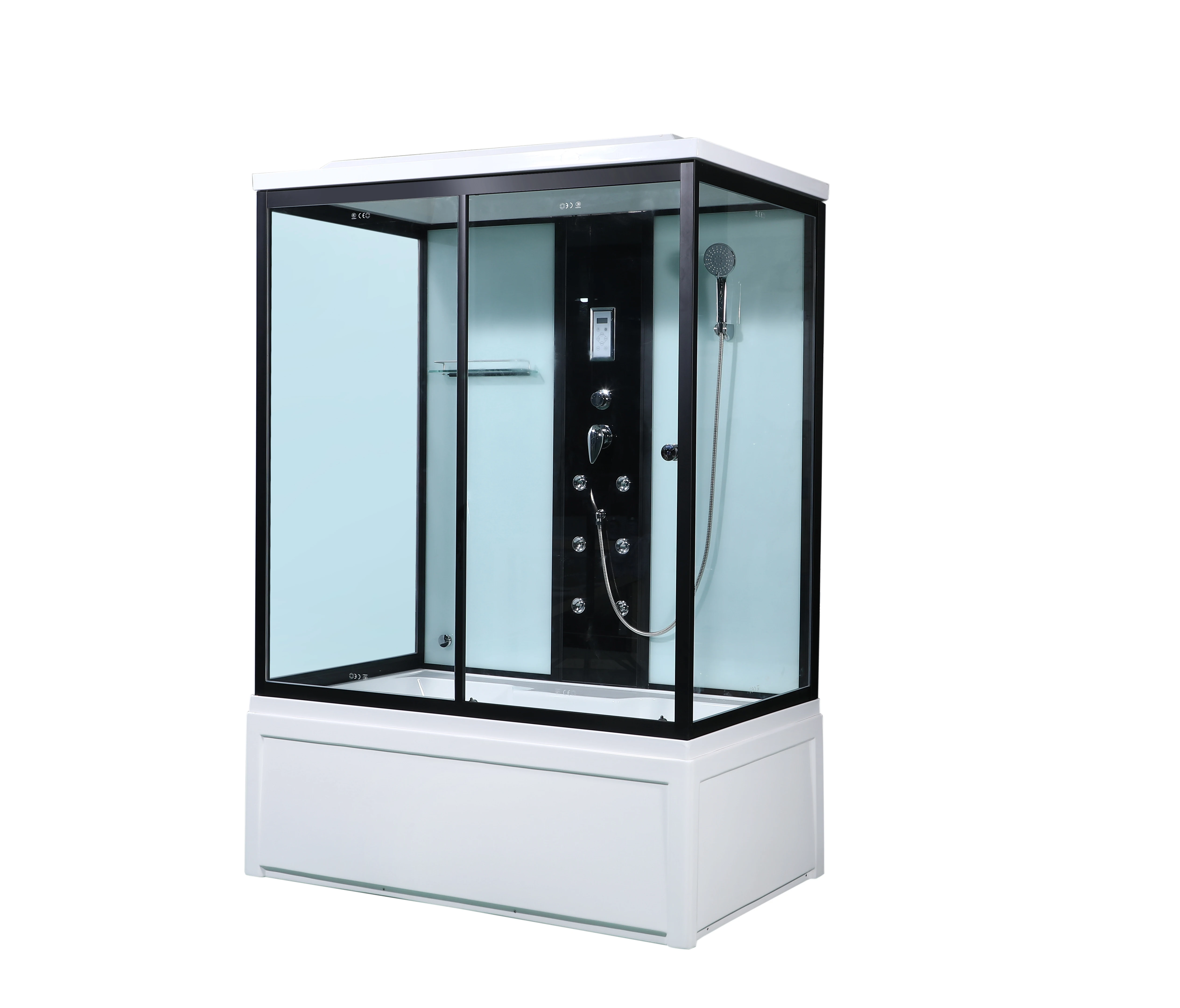 ORans Luxury Modern Bathroom Shower Faucet Cabin Room Sliding Glass Rooms Enclosures With Tub