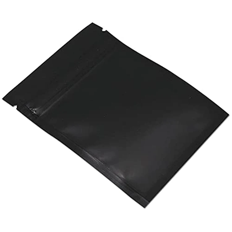 Free Samples  Heat Sealable Flat Zipper Plastic Dried Meat Biltong Food Packaging Resealable 3 Side Sealed Polythene Bag