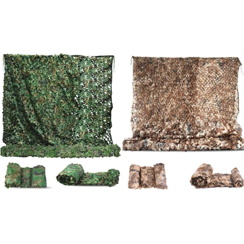 Охотничья сетка Ghillie Тактическая Военная жесткая ткань Оксфорд камуфляжная