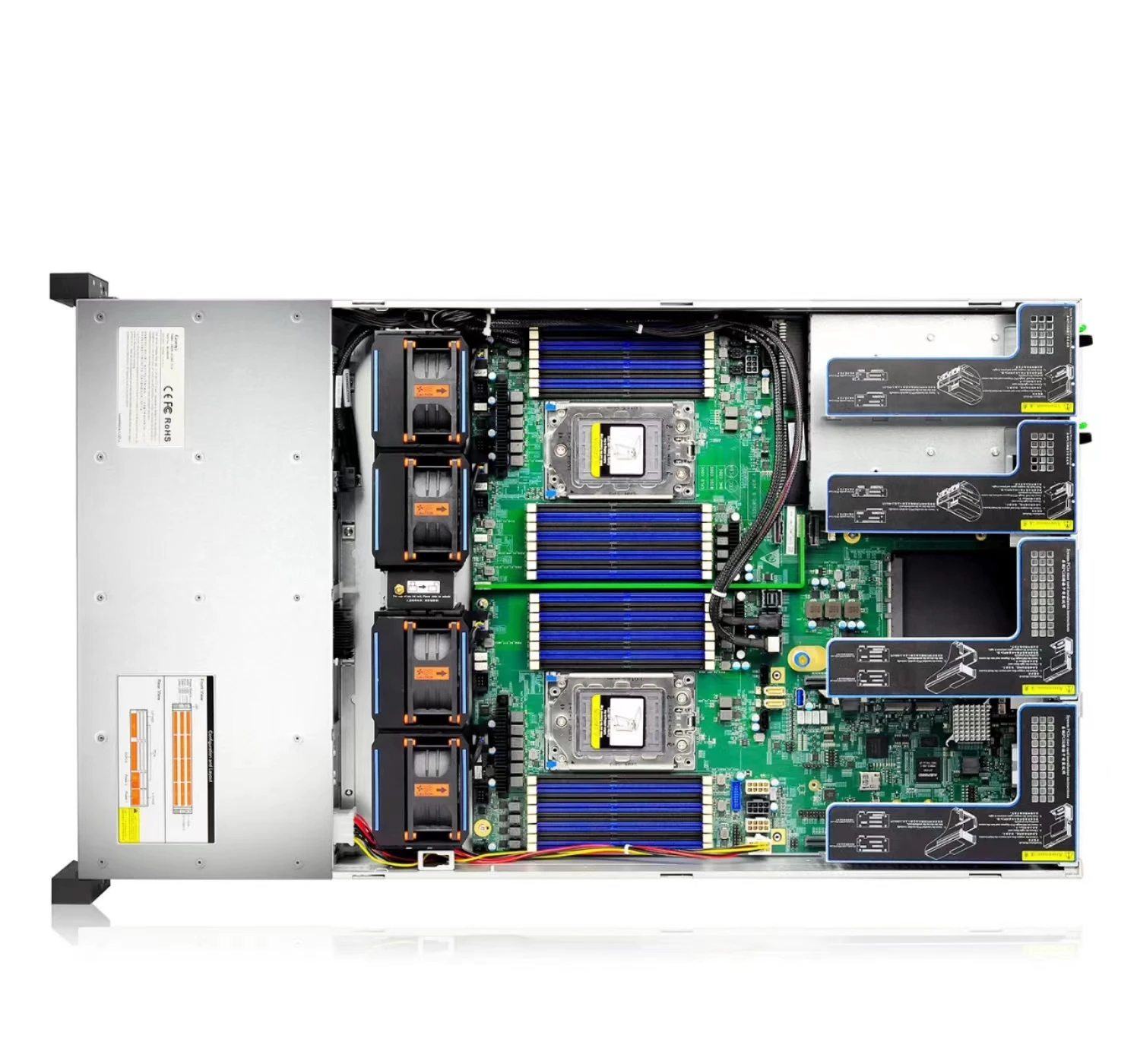 2U 12 bay AMD римская платформа 32DIMM сервер barebone поддержка EPYC 7002