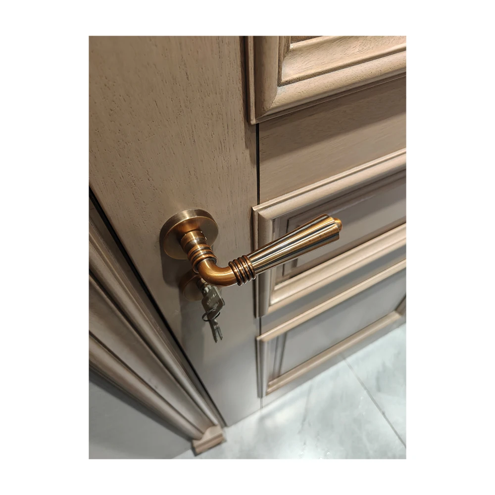 Stylish Push and Pull Solid Wood Room Doors