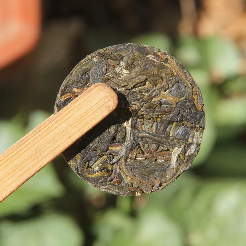 Hot selling iceland shen mini puer tea cake small cake loose packing sweet puerh chabing