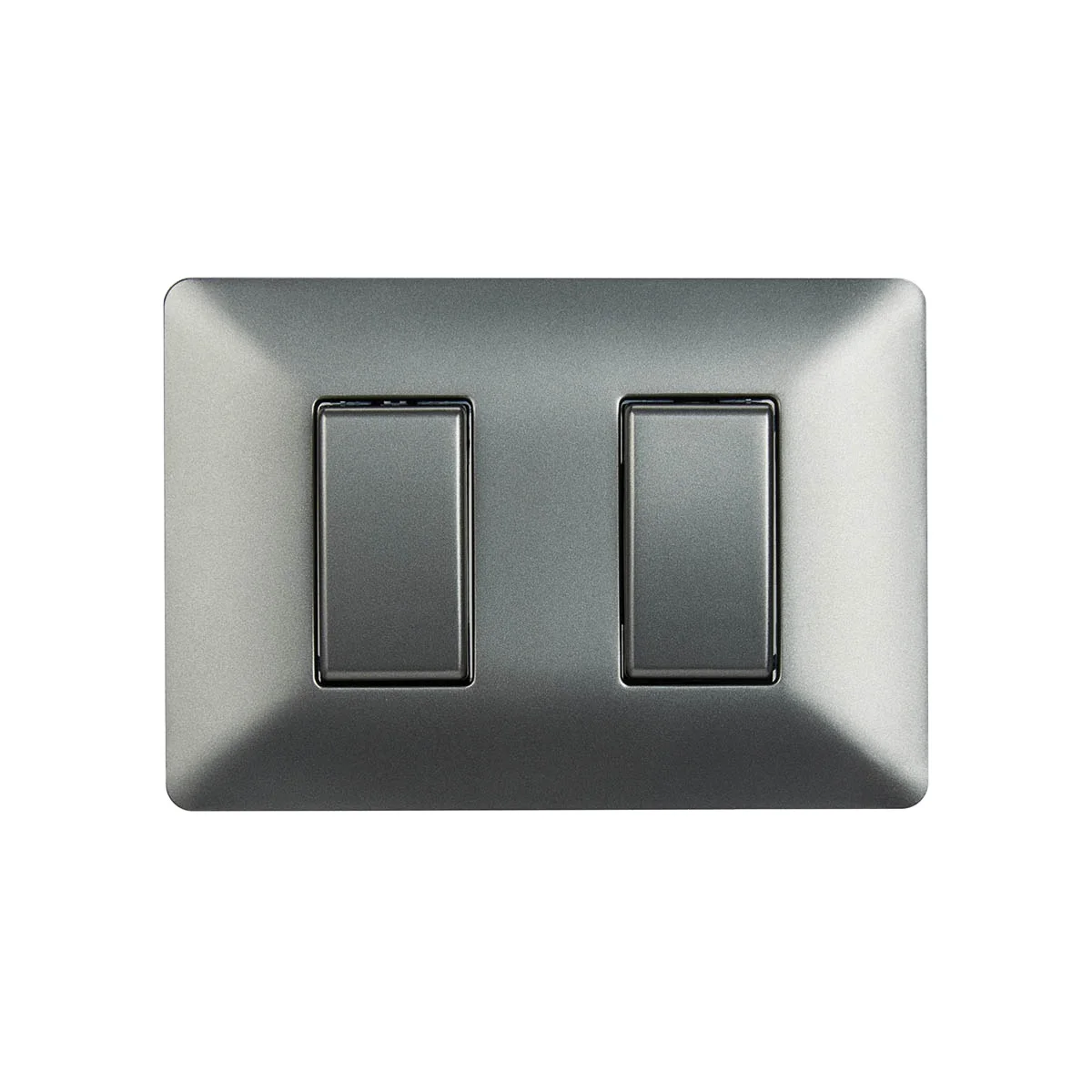BM1201.3W.FMGRY BM Series Full Matte Gray Z&A ZA Home Electric Light  Wall Switch USA Wall  Socket and Switch