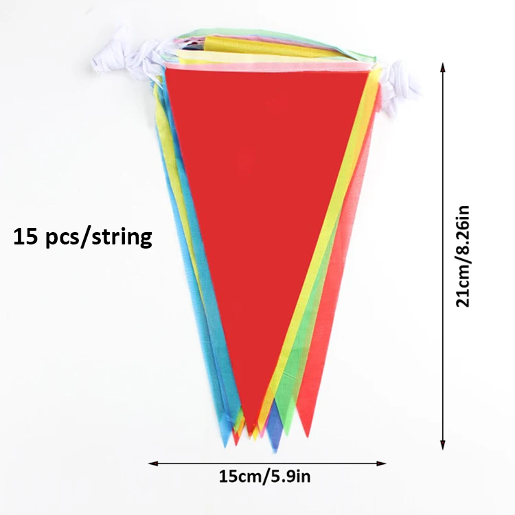 polyester custom logo team party national day all country banner pennant bunting flag