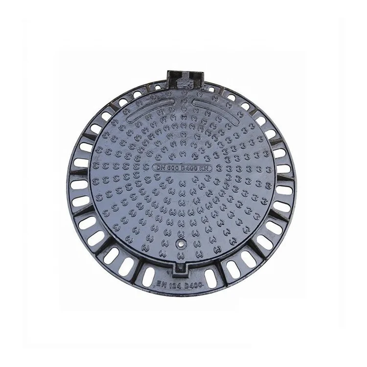 Hot Selling EN124 D400 Standard Customized Round Cast Iron Manhole Cover With Frame
