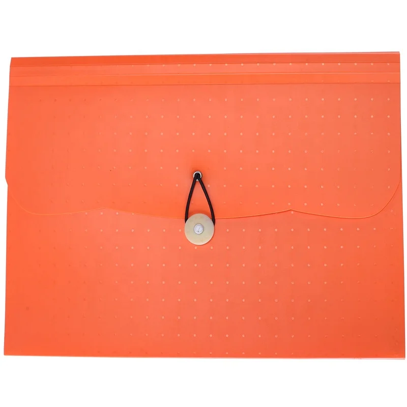 
A4 Size File Document Folders with Label Plastic Pockets Expanding Folder Pocket 