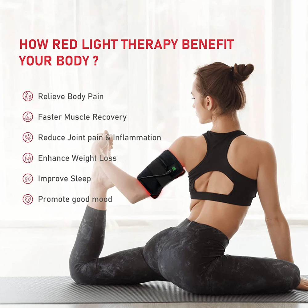 Pain Relief lipo laser arm pads red light therapy New Design For Arm Pain 635nm 850nm Belt For Arm