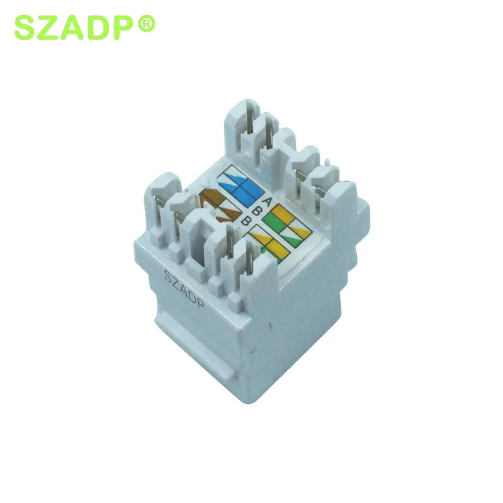  Модульный сетевой разъем RJ45 180 градусов Cat6a Cat6 Jack cat5e
