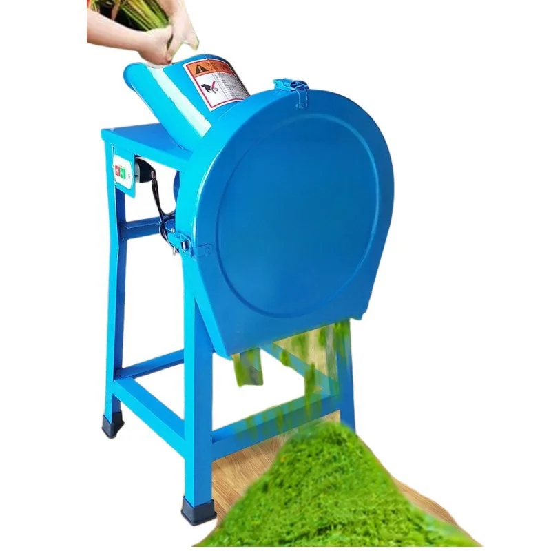 Multi Functional Electric Feed Processing Pig Cattle Feed Machine Straw Crusher Animal Feed Grass Cutting Machine